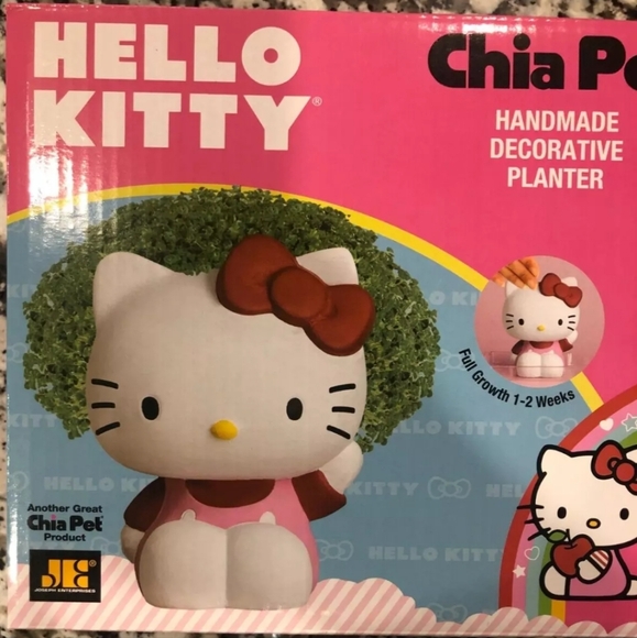 HELLO KITTY 😺 Chia Pet handmade decorative planter BNIB - Picture 3 of 5